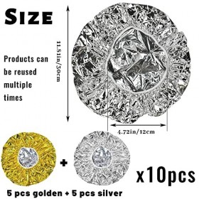 Bonnet Aluminium Cheveux, Hillylolly 10 Pièces Bonnet Chauffant Cheveux Soin, Bonnet Coiffure Chauffant, Bonnet Auto Chauffan