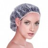 100 bonnets de douche, bonnets de douche jetables,Bonnet de Soin des Cheveux Jetable Pour usage domestique, à lhôtel, au spa