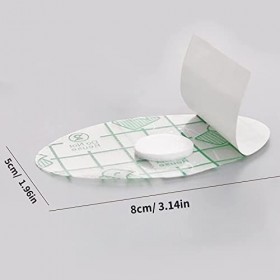 RUNRAYAY Lot de 100 protège-Oreilles Transparents Ultra-Fins pour Douche, Autocollant Anti-Usure pour Chaussures, Protection 