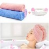 atopo 3 Pcs Serviette Cheveux, Microfibre Serviette pour Cheveux, Serviette Turban, Super Absorbant Cheveux Secs Cap avec Bou