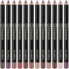 Ensemble de crayon à lèvres mat 12 couleurs, longue durée, imperméable, lisse, naturel, ensemble de crayons de maquillage pro
