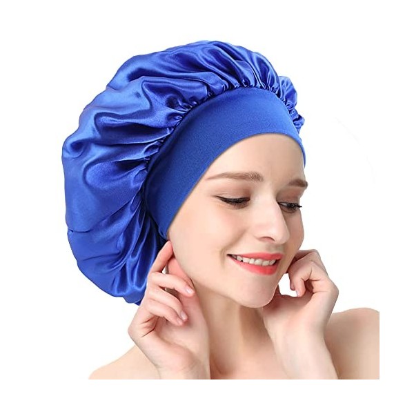 Bonnet Satin Cheveux Nuit, Bonnet De Nuit Satin, Bonnet Soie Cheveux Nuit Bonnet Cheveux Nuit pour Femmes