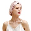 ZIMASILK Bonnet de sommeil 100% soie de mûrier pour femme, soin des cheveux, en soie naturelle pour dormir, bonnet en soie av