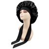 Bonnet de Douche Reglable, Bonnet Satin Cheveux Nuit, Chapeau Douche Doux et Réutilisable, Bonnet De Nuit En Satin,Bonnets de