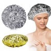 Bonnet Chauffant, Bonnet Cheveux Soin, Bonnet Aluminium Cheveux, Bonnet Chauffant pour Soins Capillaires, Bonnet Chauffant So