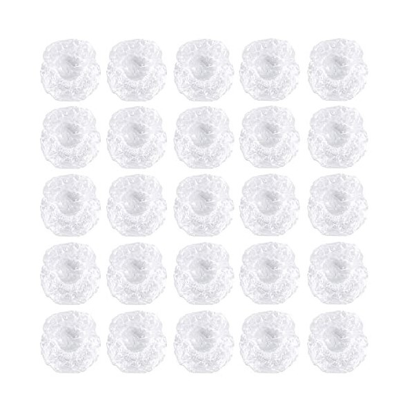 NITAIUN 200 Pièces Protecteurs doreille Jetables Clair Plastique Étanche Protection Cache-Oreilles Élastique pour Teinture C