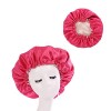 iZhuoKe Bonnet de Nuit Satin Couche Double,Bonnet Satin Cheveux Nuit Bonnet de Sommeil Reglable Bonnet,Adapté Au Sommeil et A