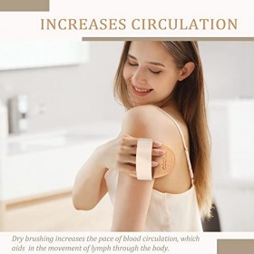 Brosse à sec pour le corps, Brosse exfoliante physique, Brosse masseuse pour le drainage lymphatique, Brosses anti-cellulite,