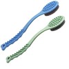 QiCheng&LYS brosse de bain à manche long - brosse de massage corporelle douce et confortable, peut nettoyer le dos dans toute