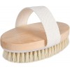 URAQT Brosse à sec pour le corps, Brosse exfoliante physique, brosse de bain à poils naturels pour une Peau Impeccable, Un dr