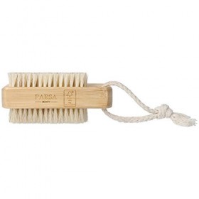 Brosse de nettoyage de gommage pour ongles Brosse à ongles double face  Brosse à ongles à poils de main en bois Brosse à récurer