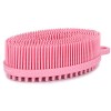 FReatech Brosse pour Corps avec Peigne en Silicone à 2 Faces pour Bain & Douche, Nettoyage Efficace et Massage Fin, Exfoliati