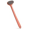 Surlees 2.0 Plus Brosse Dos Douche Long Manche, Brosse Douche pour le Dos, Brosse de Bain, Brosse pour le Corps Bleu émail, 