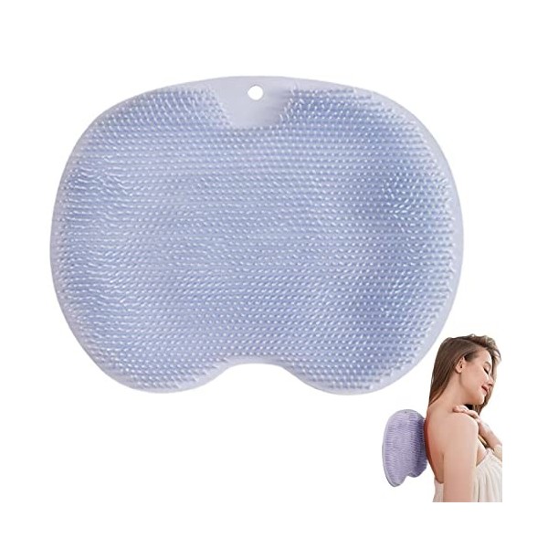 Lave-pieds de douche - Tapis de grande taille avec ventouses antidérapantes,Brosse à frotter pour le dos Tapis de frottement 