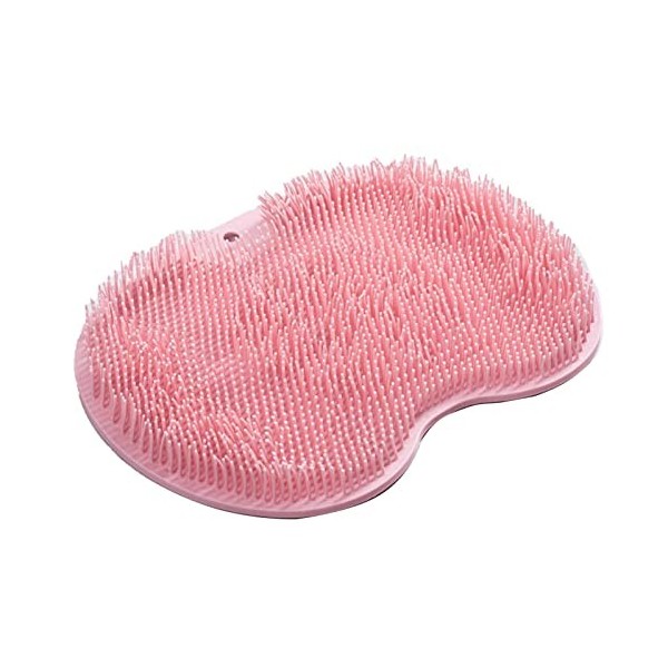 Lave-pieds de douche - Tapis de grande taille avec ventouses antidérapantes,Brosse à frotter pour le dos Tapis de frottement 