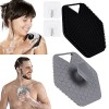 URAQT Brosse pour le corps en silicone, Brosse visage manuelle silicone et Brosse exfoliante, Brosse de bain cuir chevelu beb