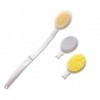 Brosse Dos Douche Long Manche Pliable 3 en 1 : Nettoyage Efficace, Exfoliation Douce et Massage Relaxant. Brosse Dos, Brosse 