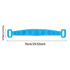 Brosse de Massage de Douche,Brosse silicone pour le dos double face épurateur de dos,Laveur de Dos en Silicone,brosse de mass