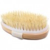 Ana Wiz – Brosse pour corps en bois de lotus avec poils de sanglier naturels, 100 g