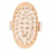 1pc Anti-cellulite De Massage Naturel Du Corps En Bois Brosse Brosse De Massage Du Corps Poignée Gommage Exfoliant Brosse Pou