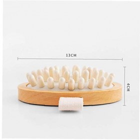1pc Anti-cellulite De Massage Naturel Du Corps En Bois Brosse Brosse De Massage Du Corps Poignée Gommage Exfoliant Brosse Pou