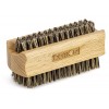 REMOS Brosse à main et ongles avec poils de sanglier en bois frêne - deux côtés