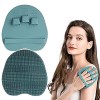 Brosse de douche pour le corps en silicone pur laveur gant de douche exfoliant doux pour le bain avec brosse nettoyante manue