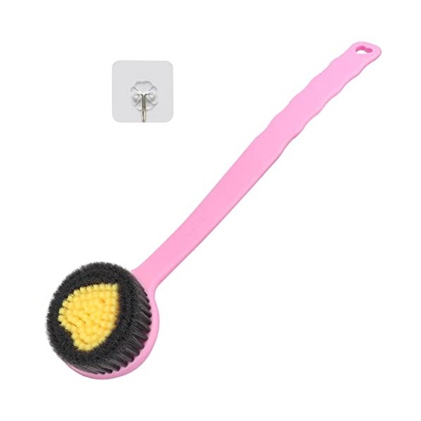 HuaLiSiJi Brosse Dos Douche Brosse Dos Long Manche, Massage du Corps, pour Eliminer Les Peaux Mortes et Réduire la Cellulite 