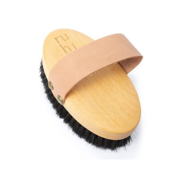 Brosse en cuivre pour brosse à sec | Poils 100% naturels