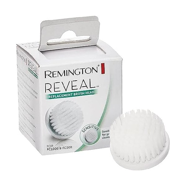 Remington Brosse de Rechange Sensitive pour la brosse nettoyante pour Visage, Compatible avec la Référence Reveal FC1000 Ant