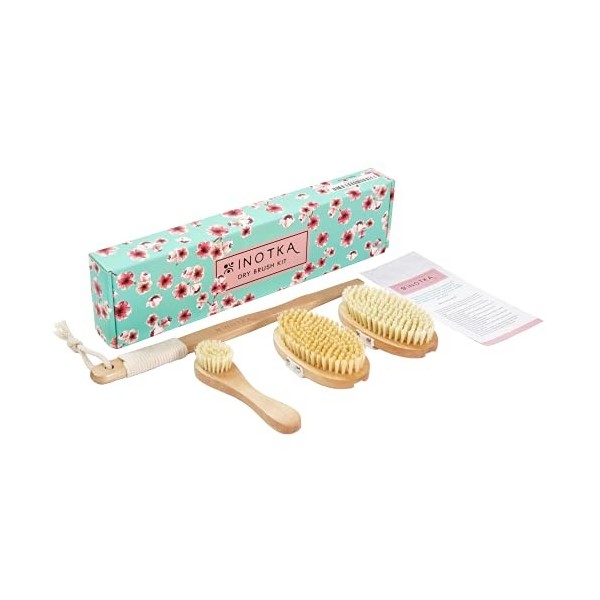 Brosse sèche végétalienne pour massage de la cellulite et du drainage lymphatique, brosses naturelles fermes et souples, poil