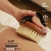 ICANdOIT Brosse pour le corps à brosser à sec, 100 % poils naturels dagate et de cactus, brosse sèche pour la cellulite et l