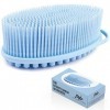 Avilana Brosse exfoliante en silicone pour le corps - Facile à nettoyer - Mousse bien - Longue durée de vie - Plus hygiénique