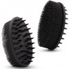 Brosse à récurer en silicone pour le corps et le shampoing Tout en un Luffa en silicone de qualité supérieure Brosse exfolian