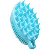 FREATECH Brosse pour Corps en Silicone à 2 Côté pour Nettoyage de Peau & Des Cheveux, 2-en-1 Bain/Douche Scrubber du Corps et