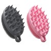 FREATECH Brosse pour Corps en Silicone à 2 Côté pour Nettoyage de Peau & Des Cheveux, 2-en-1 Bain/Douche Scrubber du Corps et