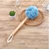 Dusenly Brosse de bain en bois à manche long long manche en bois pour le corps et la douche