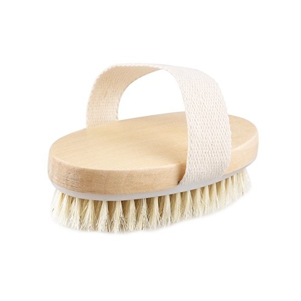 Winomo naturel corps brosse en bois salle de bain douche brosse sans manche