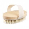 Winomo naturel corps brosse en bois salle de bain douche brosse sans manche