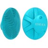 Ithyes Brosse exfoliante en silicone pour homme et femme - Facile à nettoyer - Plus hygiénique - Pour le corps et le visage -