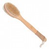 K-Pro brosse dorsale avec manche long - brosse corporelle à poils longs doux et durs