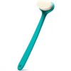 Brosse pour le corps avec poils confortables - Longue poignée - Exfoliation douce - Améliore la santé de la peau et la beauté