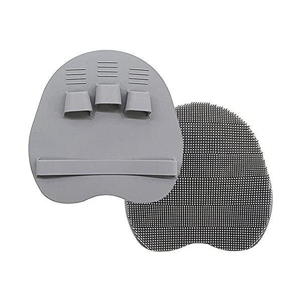 Brosse de massage pour le corps en silicone pur pour le corps - Outil de douche - Texture douce et antibactérienne - Sans moi