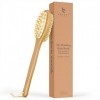 Brosse pour le corps à sec – Brosse exfoliante à long manche, brosse pour le corps, brosse sèche pour la cellulite et le drai