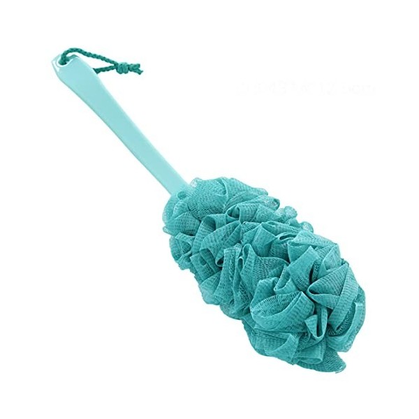 Limeow Fleur de Douche avec Manche Long Manche Brosse de Bain à Suspendre Brosse Dos Suspendue Brosse Eponge pour Bain Durabl