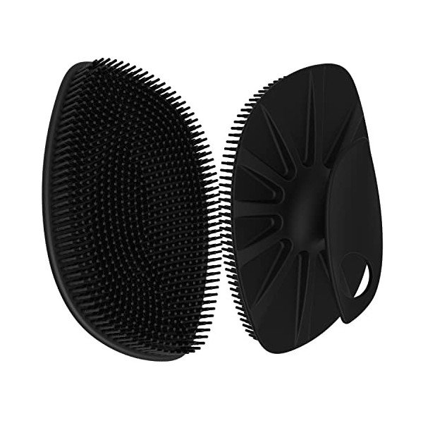 HieerBus Brosse pour le corps en silicone-brosse de massage corporelle douce et confortable, Pour la douche et le bain, Pour 