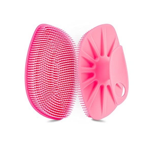 HieerBus Brosse pour le corps en silicone-brosse de massage corporelle douce et confortable, Pour la douche et le bain, Pour 