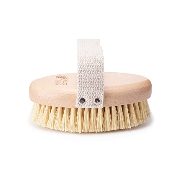 Wild & Stone - Brosse pour le corps en poils naturels exfoliants pour le bain et le corps 