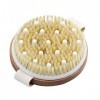 PANSYFEN Brosse à Sec pour le Corps Brosse Masseuse pour le Drainage Lymphatique Brosse de Massage à sec du Corps Exfoliation