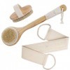 Brosse de Bain, Brosse de Douche pour le dos Corps avec Manche Long, Eponge Loofah Exfoliante Gratte-dos, Femmes Brosse de Ma